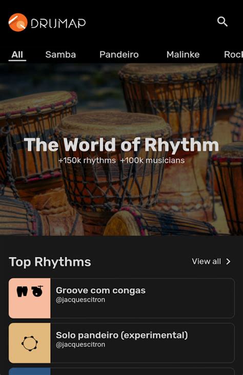 Drumap. The World of Rhythm .
